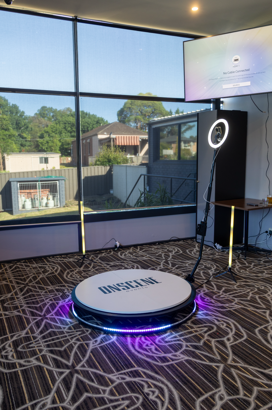 360 photo booth in action at a Sydney party - On Scene Events